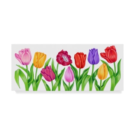 Kimura Designs 'Floral Tulips' Canvas Art,10x24